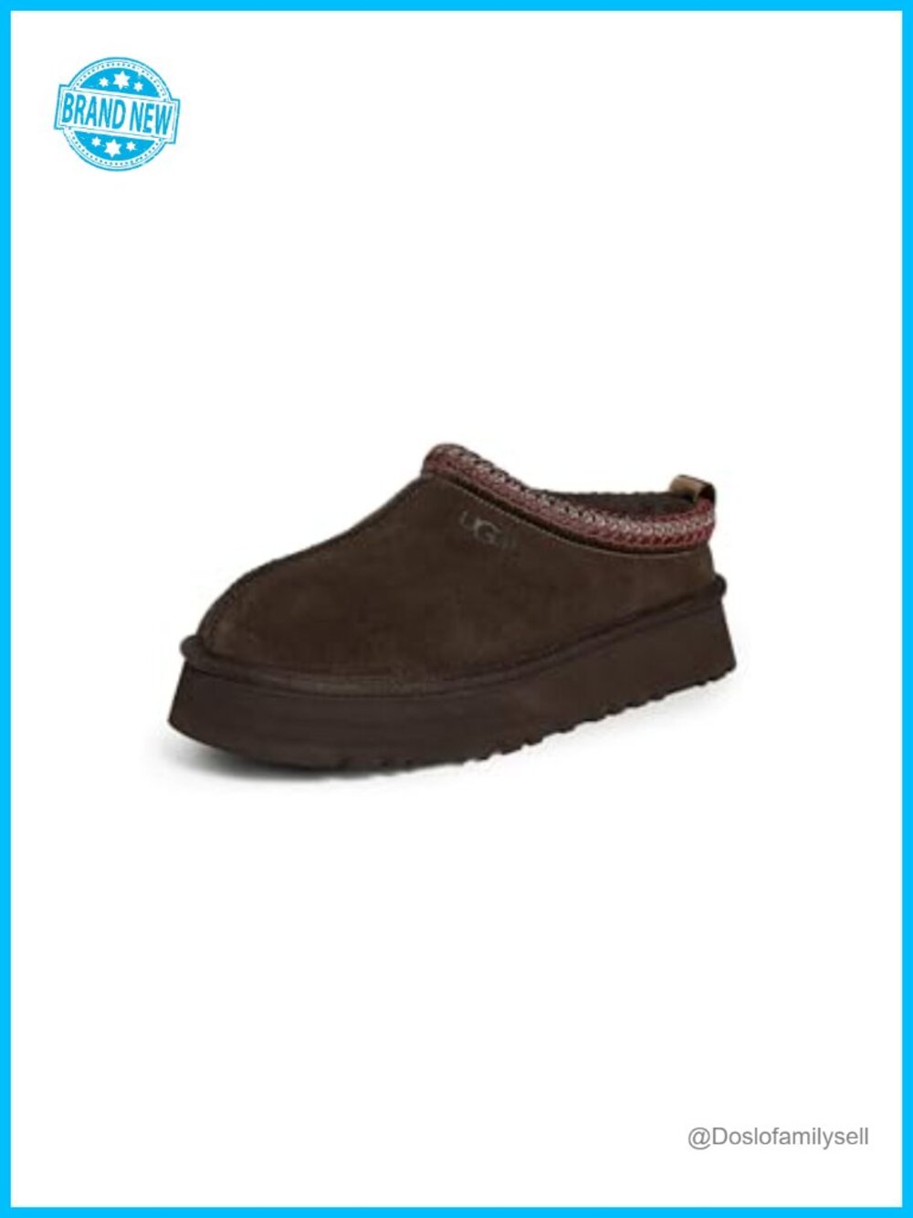 Suede Platform Slipper with Sheepskin Lining Open Toe Fall